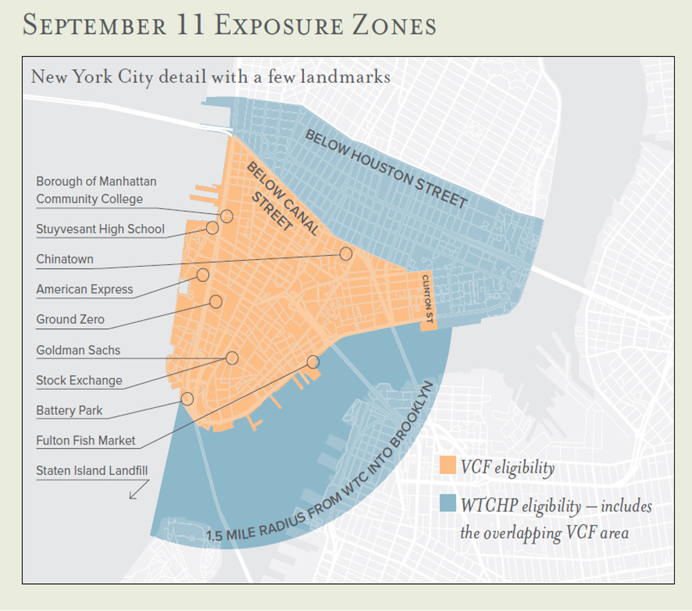 September 11 Exposure Zones