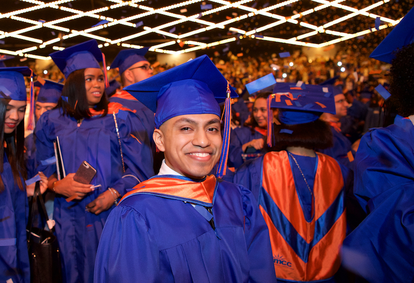 In Fall 2020, close to 40% of BMCC students identified as Hispanic.