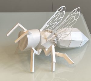 Vivian Moore, ART 143, Paperplay Design, Save the Bees