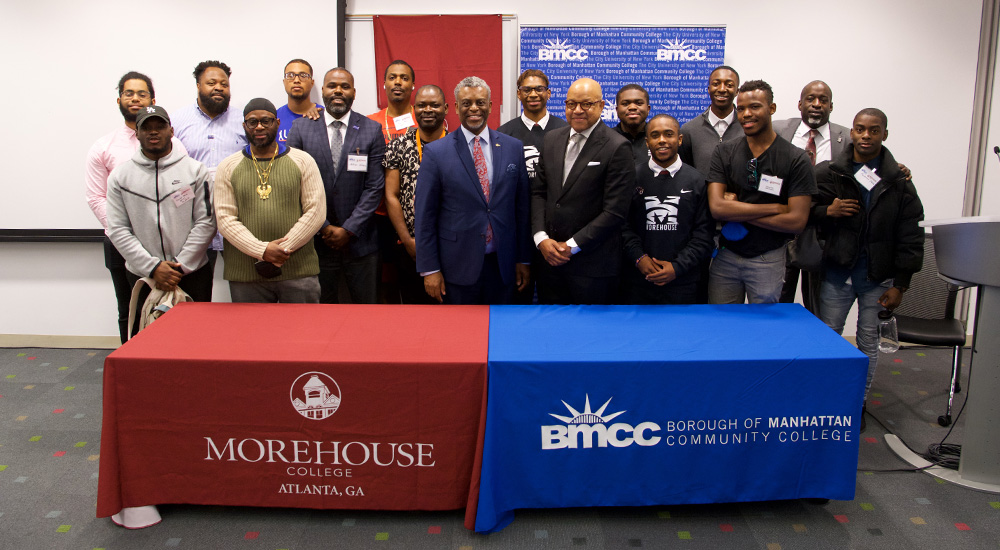 Morehouse/BMCC Signing