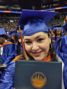 BMCC Graduate and panther Partner participant Michelle Ramos