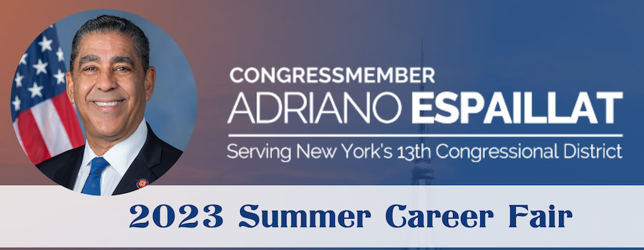 Congressmember Adrian Esposito 2023 Summer Career Fair