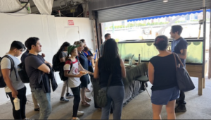 BMCC faculty and students take part in a workshop and toured the Wet lab aquarium at Hudson River Park’s River Project at Pier 40