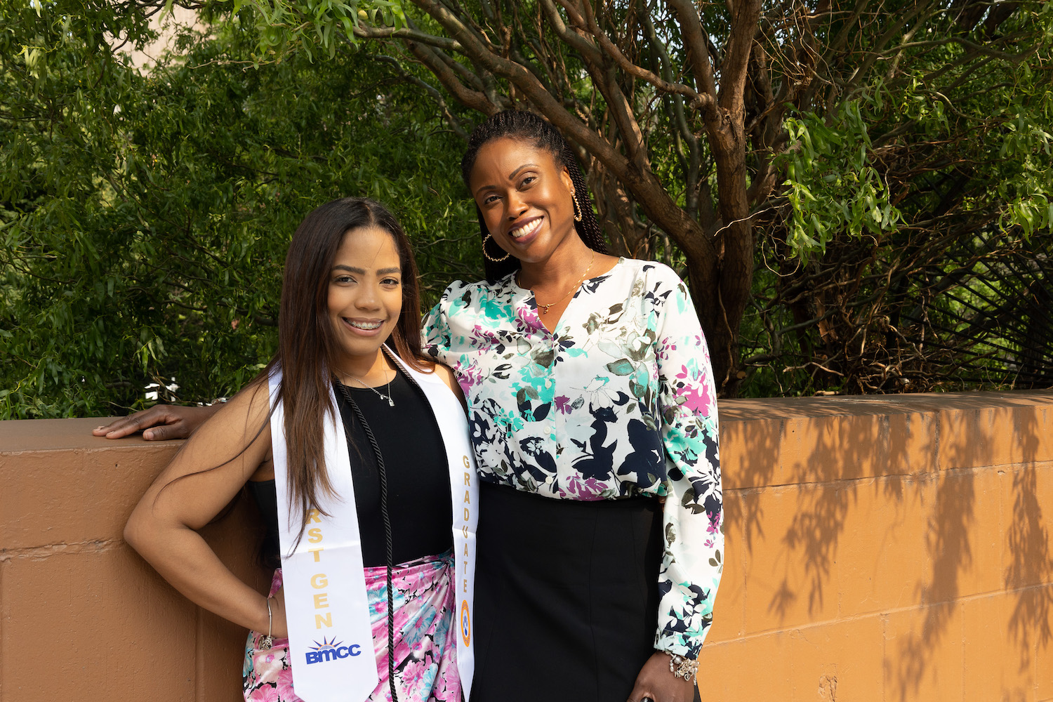 New and First-Year Student Programs Specialist Rahana Belle-Jerome (right) with her Panther Partner mentee Karisleidy Nicole Castellanos Diaz