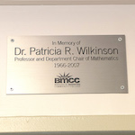 Plaque at Wilkinson Room