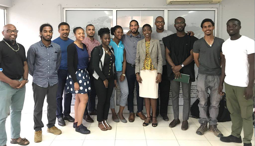 Birthright AFRICA /BMI Scholars with Entrepreneurs at ImpactHub Accra that shared their stories and career paths in innovation in Ghana.