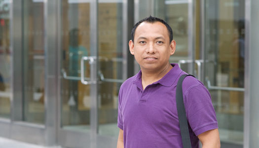 Francisco de la Cruz, BMCC student who has benefited from SUNY MEOC's TRIO program. 