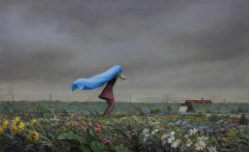 <i>Train, 2012,</i> by Aron Wiesenfeld, one of 31 artists featured in <i>Natural Proclivities</i>