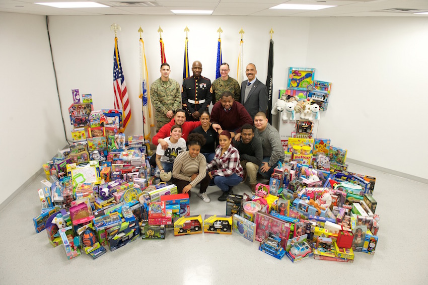 Toys collected through the Veterans Resource Center 