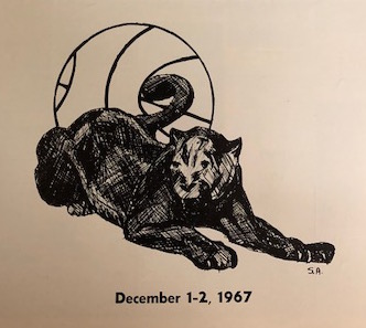illustration of panther 1967