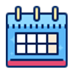 cute icon of a small calendar